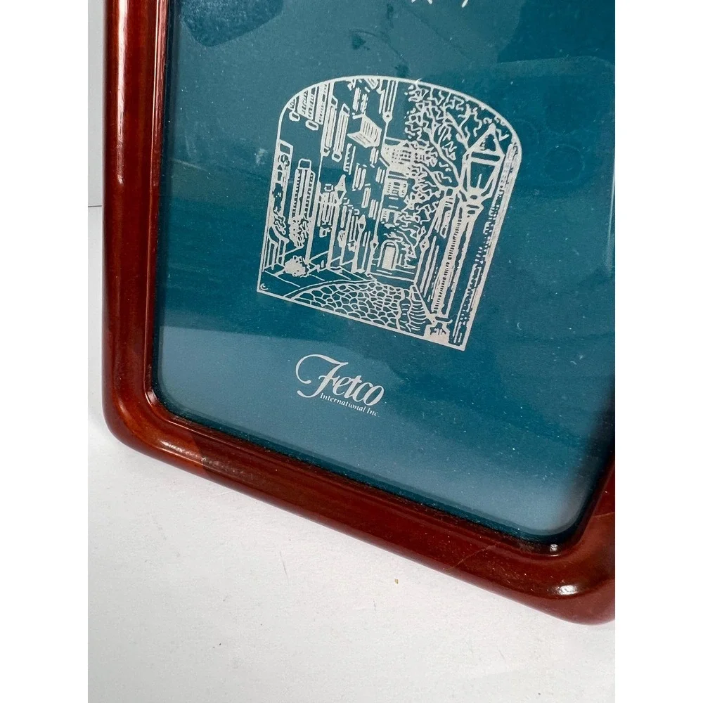 Fetco Beacon Hill 5 x 7  Handcrafted Wood Frame Vintage picture photo